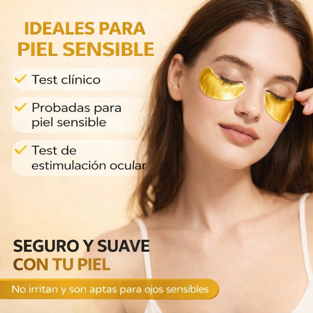 Parches de Ojos 24K - Adiós Ojeras y Bolsas!